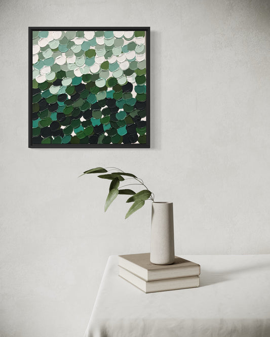 Emeralds - 30 x 30cm