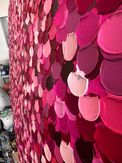 “Pink Lush Bay” - 100 x 150cm
