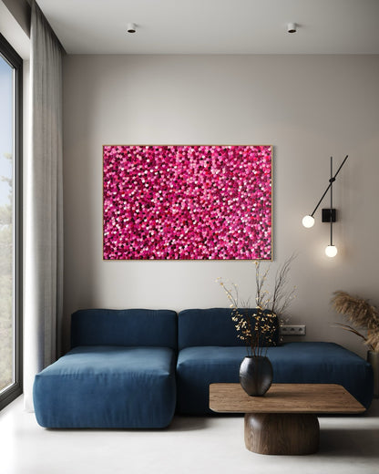 “Pink Lush Bay” - 100 x 150cm