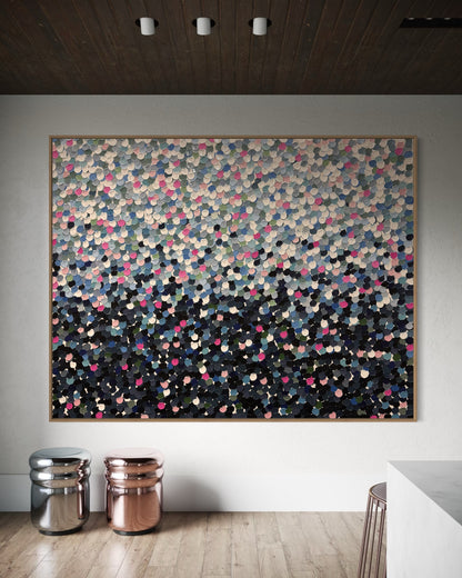 Popping Pearls- 154 x 124cm original painting