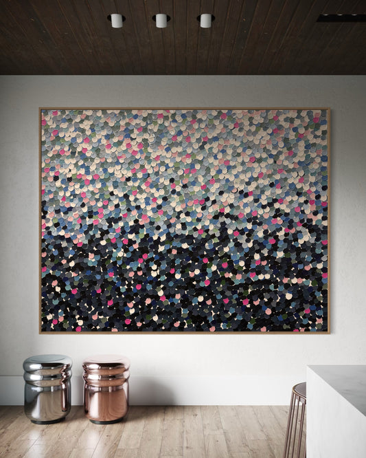 Popping Pearls- 154 x 124cm original painting