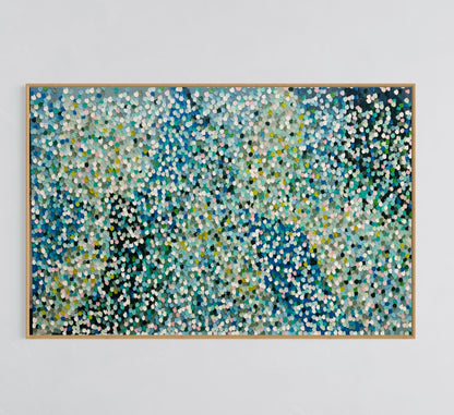 Sage and Sea Wildflowers - 100x 150cm