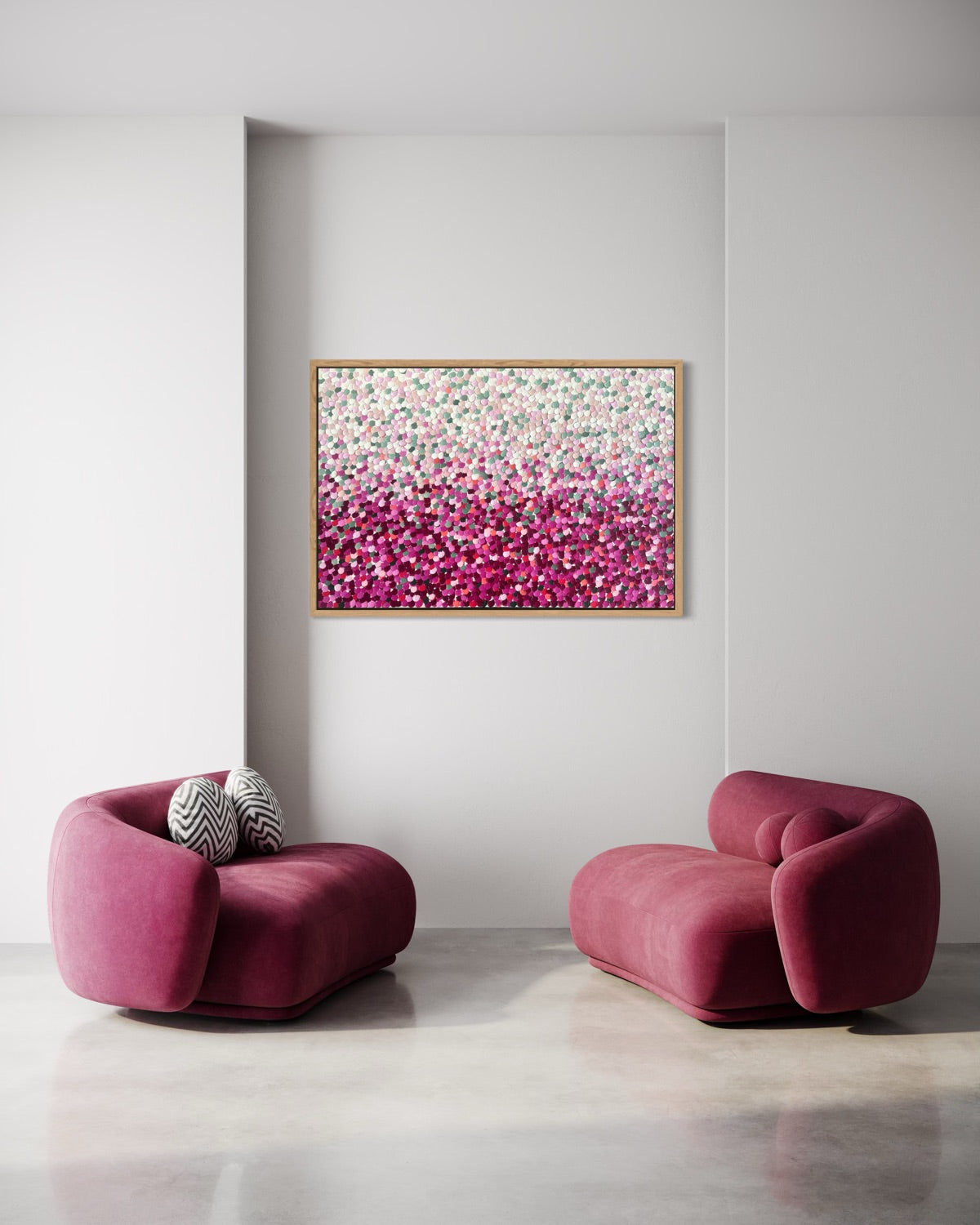 “Love and Sage Sea” - 100 x 150cm
