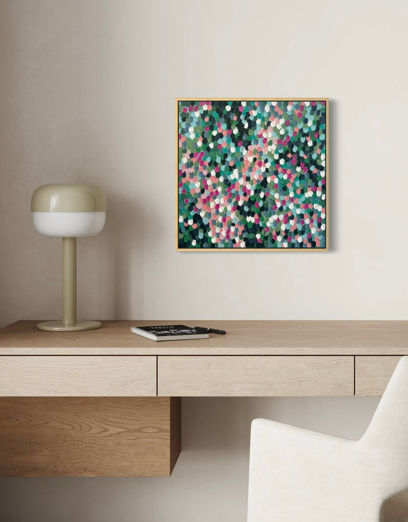 Sage Roses 2 - 45 x 45cm