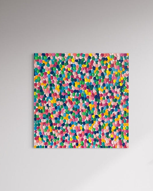 Confetti flowers- 45 x 45cm