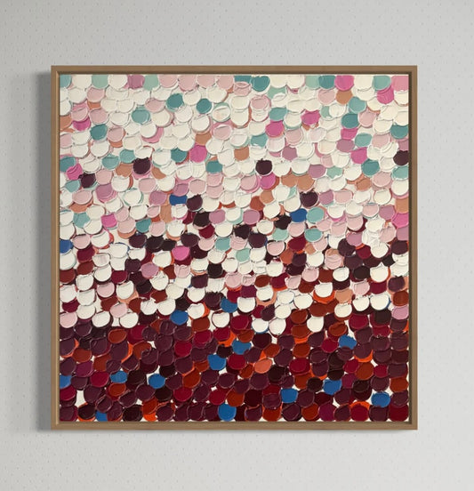 Tan sea- 63 x 63cm