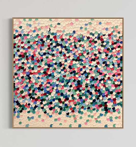 "Softer Confetti" - 100 x 100cm