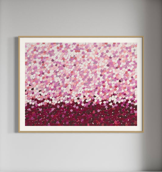 Pink Snowstorm - print