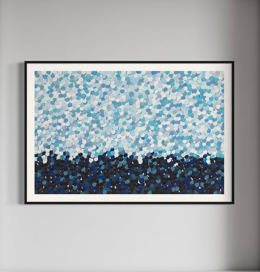 Sky Blue Stingray - print