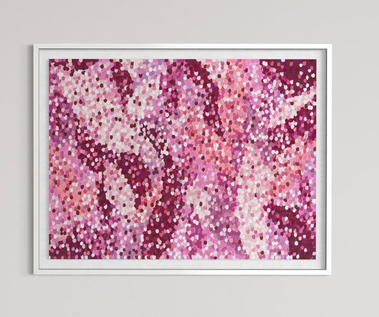 Fuchsia Wildflowers - print