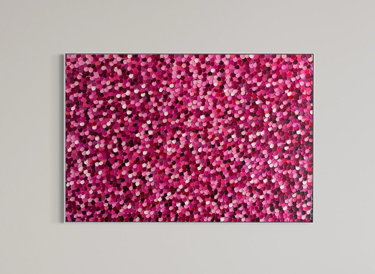 “Pink Lush Bay” - 100 x 150cm