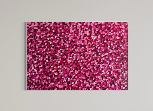 “Pink Lush Bay” - 100 x 150cm